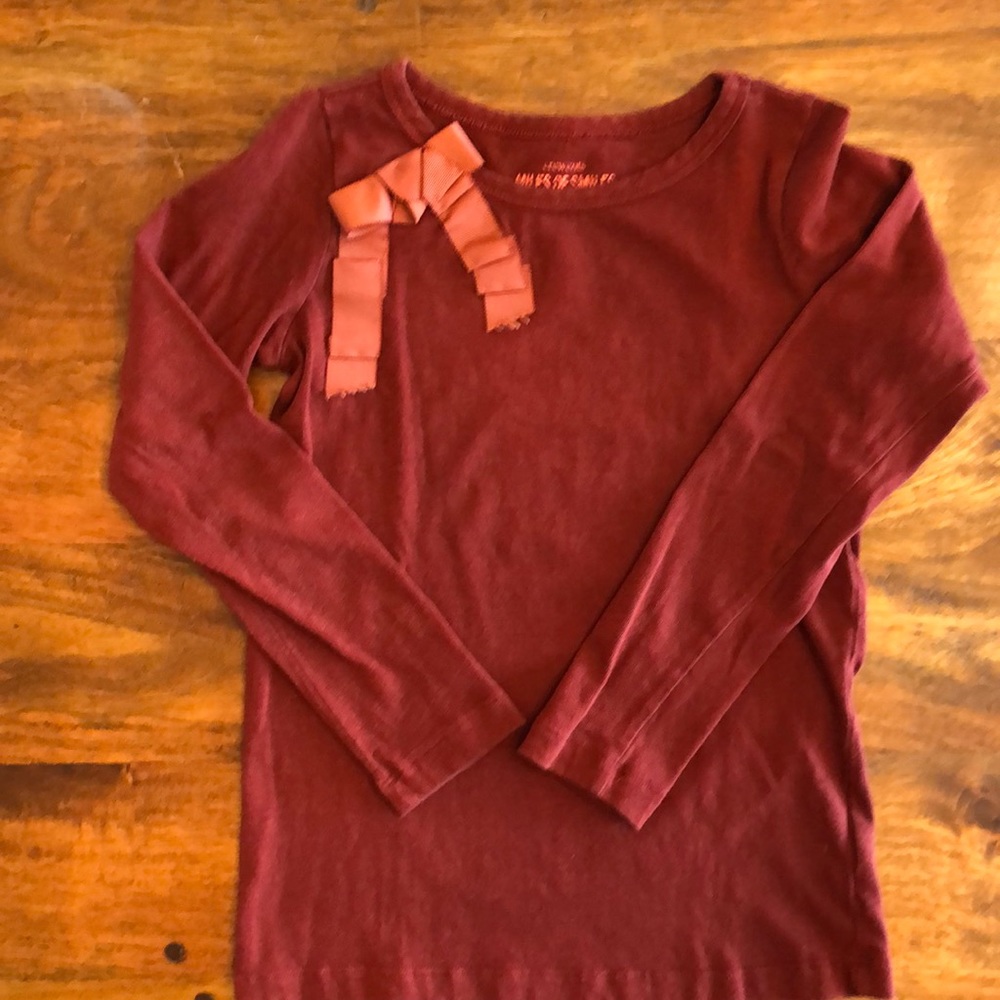 Crewcuts Miles of Smiles ribbon embellished top